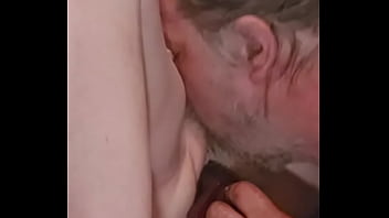 Likcking and teasing her pussy