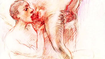 Retro eritic drawings