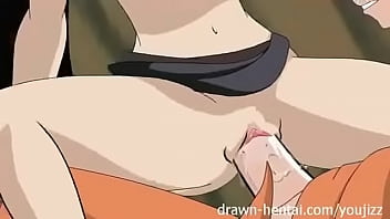 Garota de anime dando o cuzinho e gozando