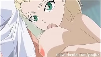 Garota de anime dando o cuzinho e gozando