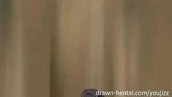 Garota de anime dando o cuzinho e gozando