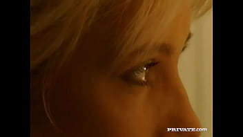 Carmen is licked fingered and dpd for a cumshot while in the bathroom