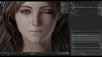 Melina animation test by gb