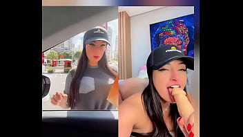 Public taking macdonald's service to a next level hot roleplay here