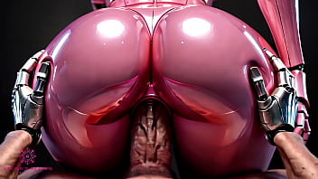Sex robot gets pounded and filled with cum close up pov ai