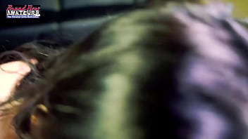 Skinny brunette coed sabrina sucks a cock and swallows the cumshot