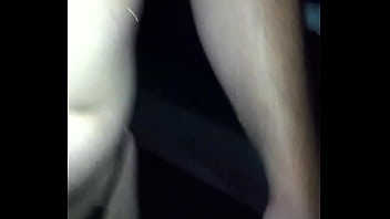 Dark walk over the bridge with naked feets and painted nails