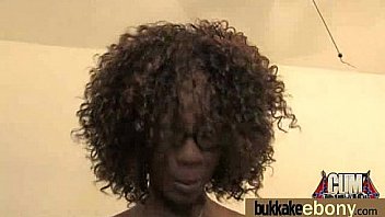 Hot ebony gangbang fun interracial 27