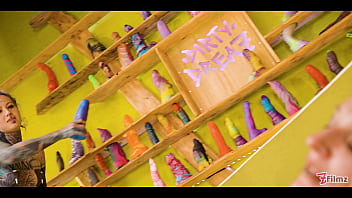 Inked beauty stretched with big toys and dp fisted hard until a genuine orgasm hits