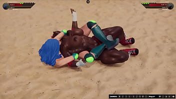 Twiggy vs tasha nf3d female mma battle combat arena