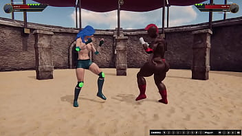 Twiggy vs tasha nf3d female mma battle combat arena