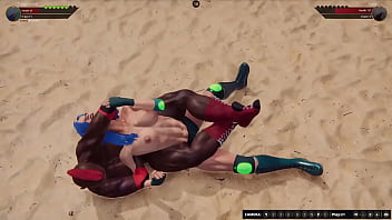 Twiggy vs tasha nf3d female mma battle combat arena