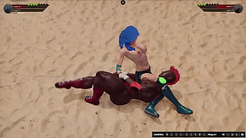 Twiggy vs tasha nf3d female mma battle combat arena