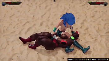 Twiggy vs tasha nf3d female mma battle combat arena