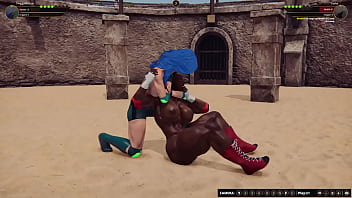 Twiggy vs tasha nf3d female mma battle combat arena
