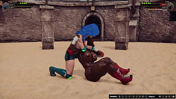 Twiggy vs tasha nf3d female mma battle combat arena