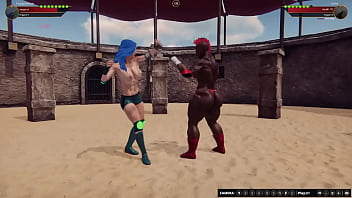 Twiggy vs tasha nf3d female mma battle combat arena