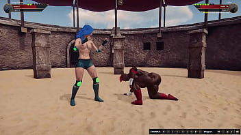 Twiggy vs tasha nf3d female mma battle combat arena