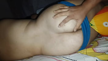 Beautiful sexy housewife mou getting her big ass massaged