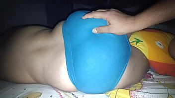 Beautiful sexy housewife mou getting her big ass massaged