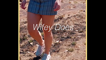 Milf in her perfect skirt