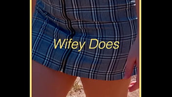 Milf in her perfect skirt