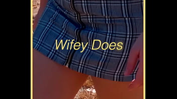 Milf in her perfect skirt