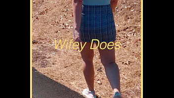 Milf in her perfect skirt