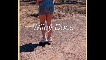 Milf in her perfect skirt