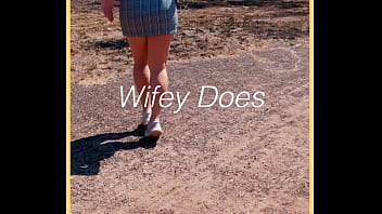 Milf in her perfect skirt