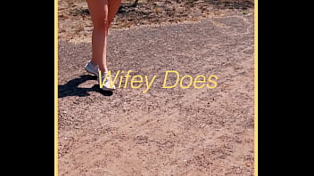 Milf in her perfect skirt