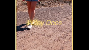 Milf in her perfect skirt