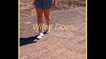 Milf in her perfect skirt