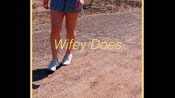 Milf in her perfect skirt