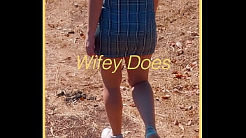 Milf in her perfect skirt