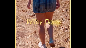 Milf in her perfect skirt