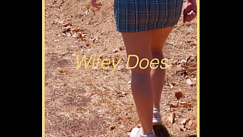 Milf in her perfect skirt