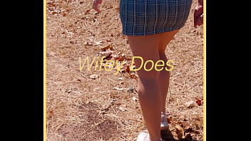 Milf in her perfect skirt