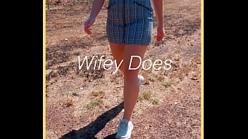 Milf in her perfect skirt