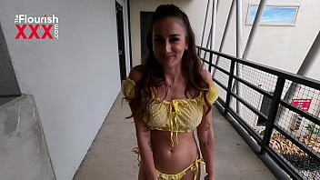 Poolside masturbation turns into a bbc bj pov