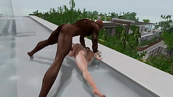 Nicoletta burba gets bent over on the side pool