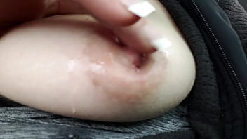Playing with my nipple Playing with my nipple