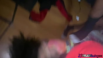 Cute brunette sisi pesos gets pounded by bruno dickemz and rome major