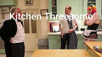 Bad butler fucks the lazy kitchen maid