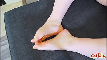 Relaxing toes & foot fetish asmr prep session