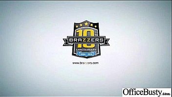 Sexy girl with big tits banged in office movie 11