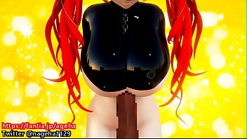 下乳で亀頭をズリズリ