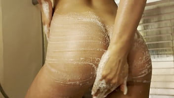 Monika fox home blowjob rimming and anal sex after masturbation in shower