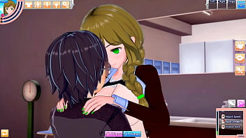 Luna hentai big tits babe spoils guy's cock