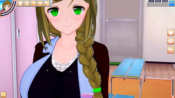 Luna hentai big tits babe spoils guy's cock